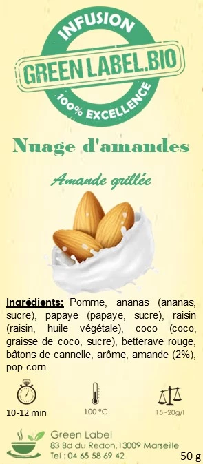 Nuage d'Amandes - Saveur Amande Grillée