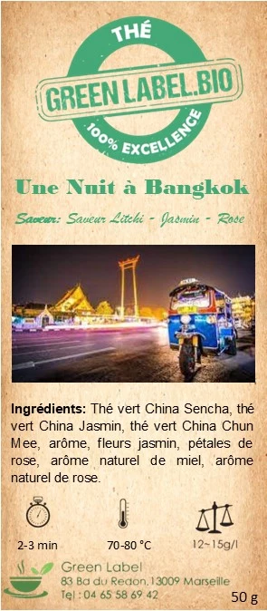 Une Nuit à Bangkok - Saveur Litchi, Jasmin, Rose