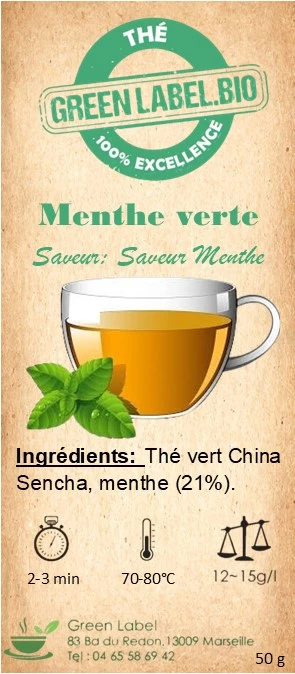 Menthe Verte - Saveur Menthe