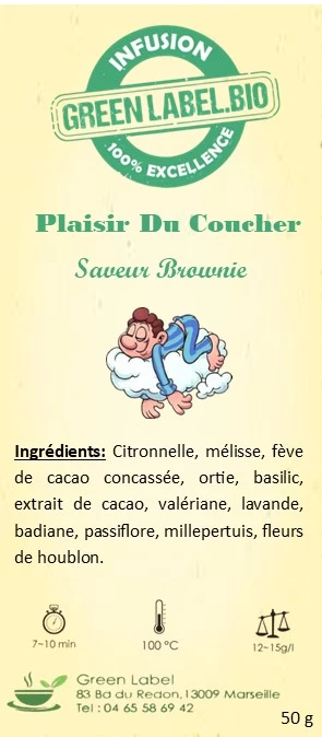 Plaisir du coucher - Saveur Brownie