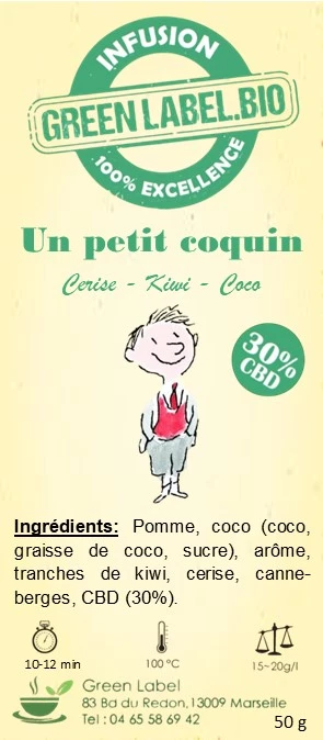 Tisane Un petit Coquin + 30 % CBD