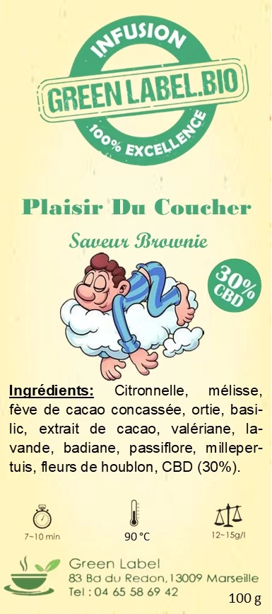 Infusion Plaisir du Coucher + 30 % CBD