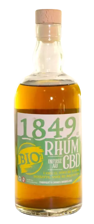 Rhum Arrangé Bio Vanille Infusé au CBD