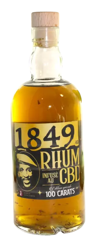 Rhum Arrangé 100 Carats infusé au CBD