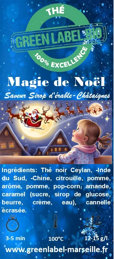 Magie de Noël - Saveur Sirop d'érable-Châtaignes