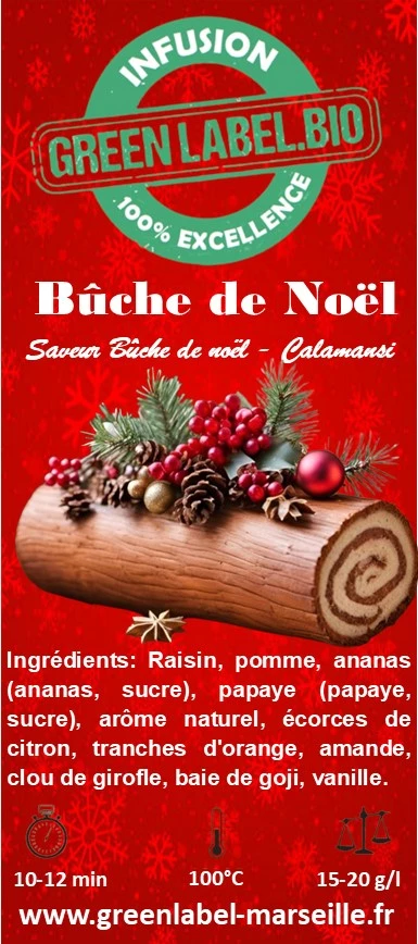 Bûche de Noël - Saveur Bûche de noël, Calamansi